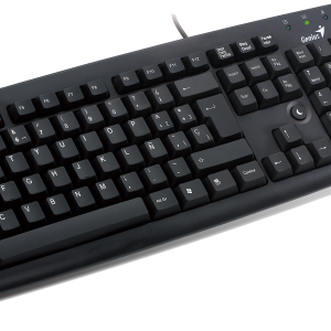 Black computer keyboard PNG image
