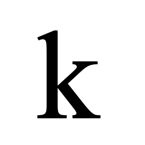 Letter K PNG