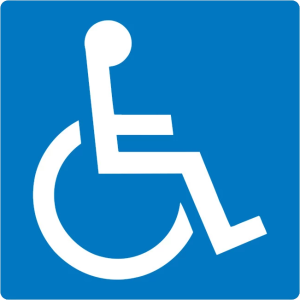 Disabled handicap symbol PNG