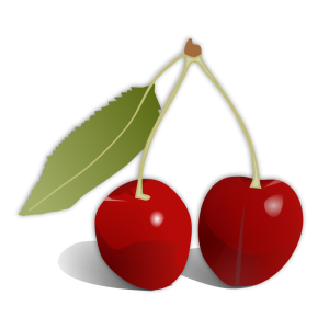 red cherry PNG image, free download