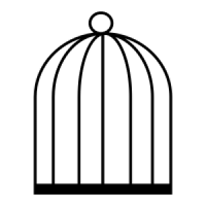 Cage bird PNG