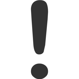 Exclamation mark PNG