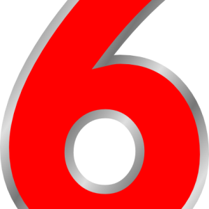 Number 6 PNG