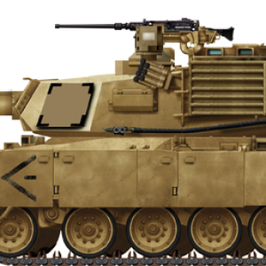M1 Abrams tank PNG