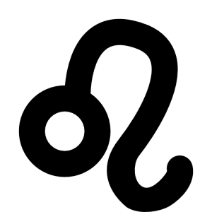 Leo zodiac PNG