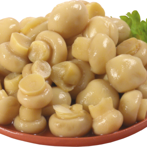 Mushrooms in dish PNG image