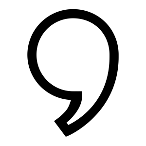 Comma PNG