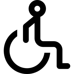 Disabled handicap symbol PNG