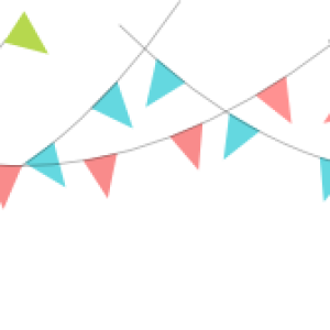 Party flags PNG