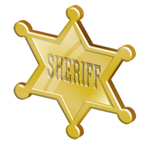 Sheriff badge PNG