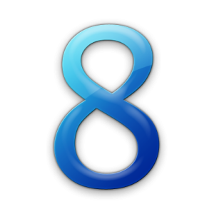 number 8 PNG