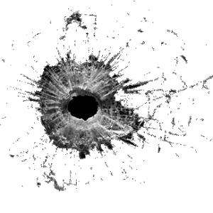 bullet shot hole PNG image