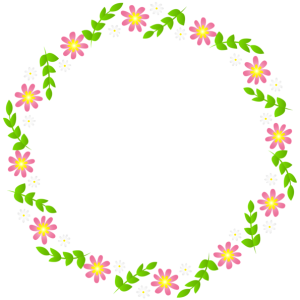 Floral frame PNG