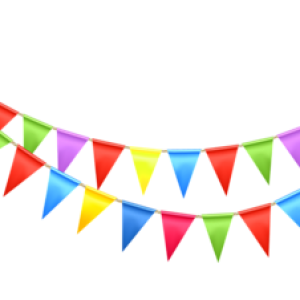 Party flags PNG