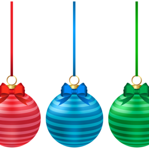 Christmas balls baubles