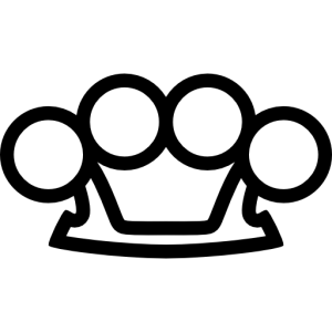 Brass knuckles PNG