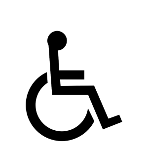 Disabled handicap symbol PNG