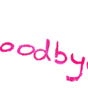 Goodbye PNG transparent