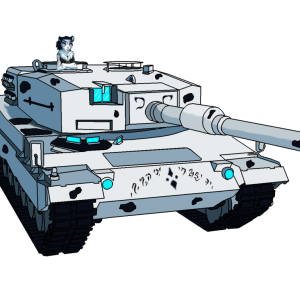 Leopard tank PNG