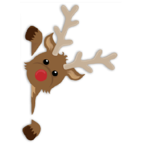 Santa Claus's reindeer PNG