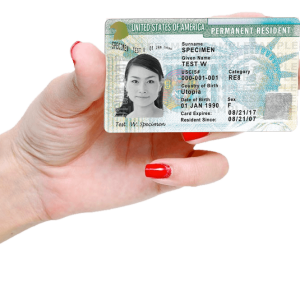 Green card PNG