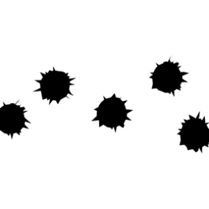 bullet shot hole PNG image