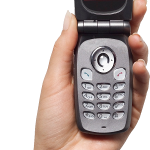 Phone in hand PNG