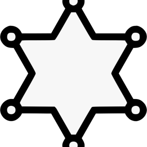 Sheriff badge PNG