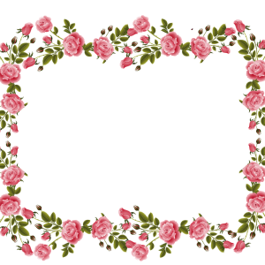 Floral frame PNG