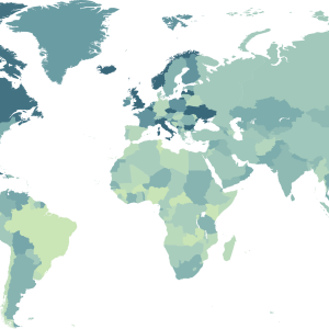 World map PNG