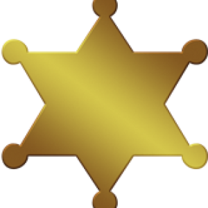 Sheriff badge PNG