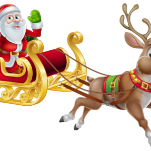 Santa Claus's reindeer PNG
