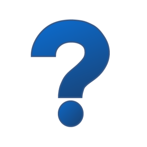 Question mark blue icon PNG