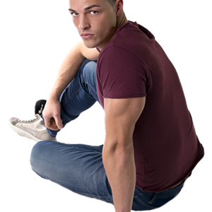 Sitting man PNG