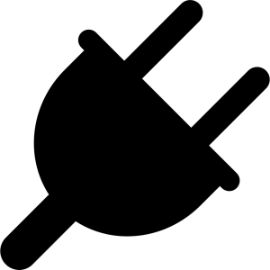 Power electric plug PNG