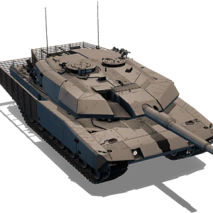 Leopard tank PNG image