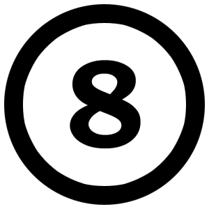 number 8 PNG