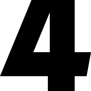 Number 4 PNG