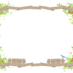 Floral frame PNG