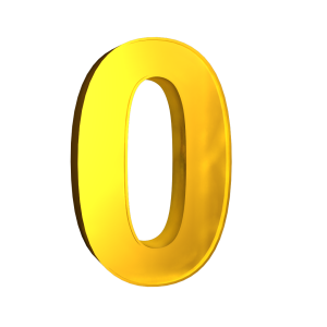 number 0 PNG