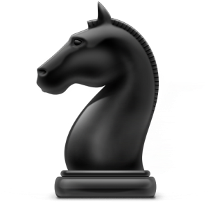 Chess horse icon PNG image