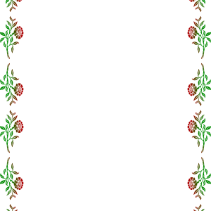 Floral frame PNG