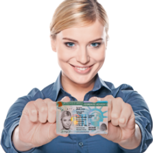 Green card PNG