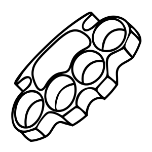 Brass knuckles PNG