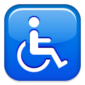 Disabled handicap symbol PNG