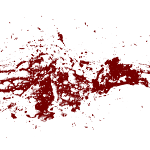 Blood splashes PNG image
