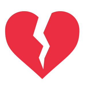 Broken heart PNG