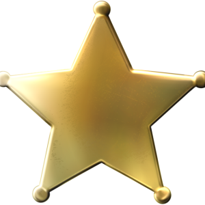 Sheriff badge PNG