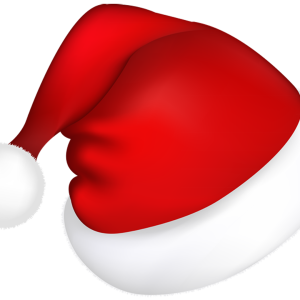 Christmas Santa Claus red hat PNG image