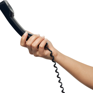 phone in hand PNG